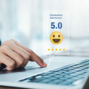Customer review, satisfaction, feedback, survey concepts. The Us